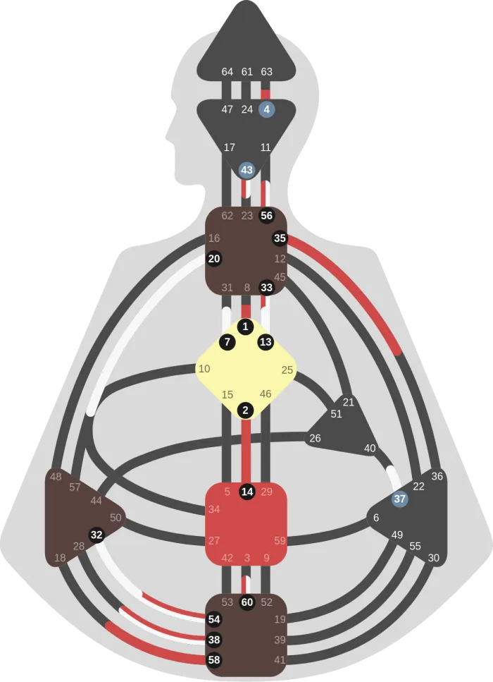 Grafico di Human Design